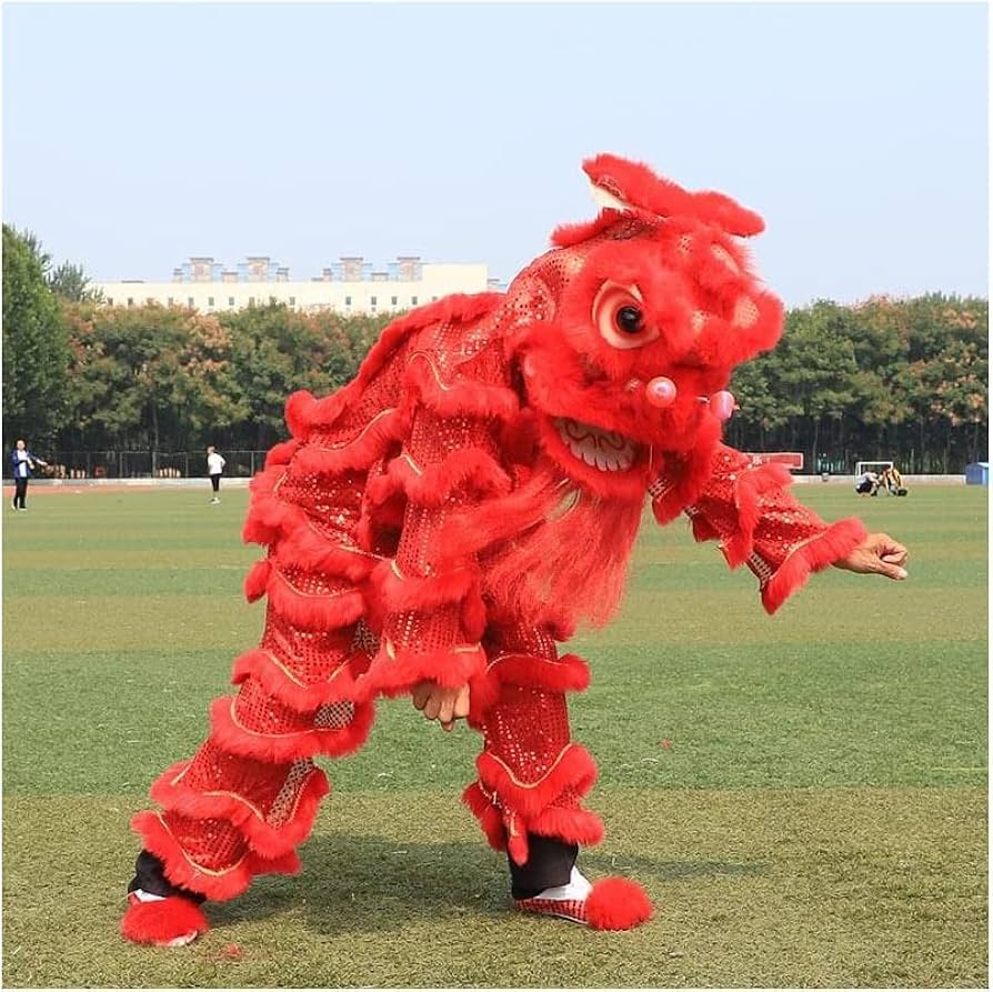 Amazon.com: Roedax Dragon Dance Lion Dance Head Chinese